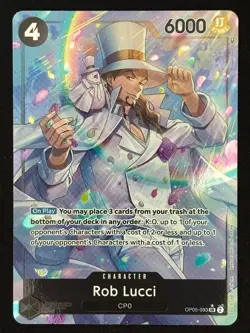 Rob Lucci (OP05-093) (Alternate Art) - Awakening of the New Era (OP05) - Image 1