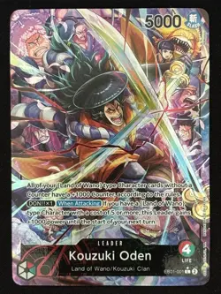 Kouzuki Oden (EB01-001) (Alternate Art) - (EB-01) - One Piece - Image 1