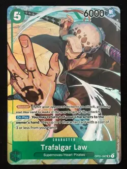 Trafalgar Law (OP01-047) (Parallel) (Errata) - Romance Dawn (OP01) - One Piece - Image 1