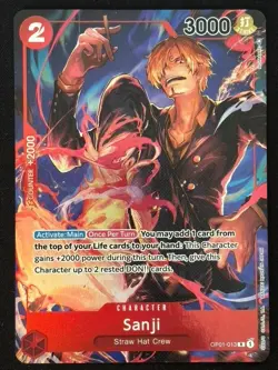 Sanji (OP01-013) (Parallel) (Errata) - Romance Dawn (OP01) - One Piece - Image 3