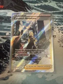 Pokemon TCG Cynthia's Ambition GG60 Crown Zenith Trainer Gallery Card - Image 2