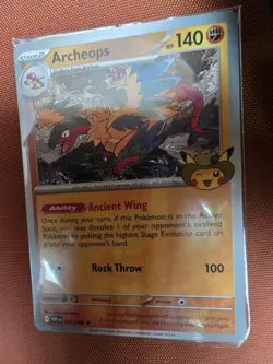 Pokemon Archeops Field Museum Exclusive Promo Card Sealed - Image 1