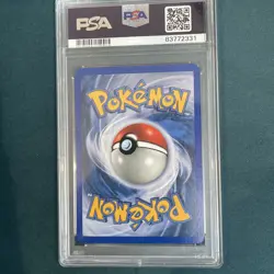 Pokemon TCG 2003 EX Dragon Ampharos EX Holo Card 89/97 PSA 8 Swirl - Image 3