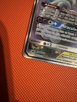 Pokemon Mewtwo & Mew GX Tag Team SM191 Sun & Moon Promo Card Near Mint - Image 5