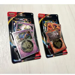 Pokemon TCG Chaos Rising 2x Booster Blister w/ Promo Cards Coin Moltres Mimikyu - Image 1