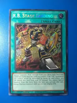 Near Mint Yugioh R.B. Stage Landing DUAD-EN096 Secret Rare 1st Edition - Image 1