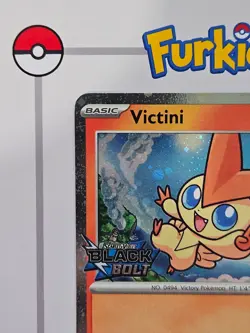 Victini Stamped 012/086 | Black Bolt | BLK | Pokemon Card | NM - Image 3