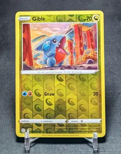 Gible Common Reverse Holo Dragon 2022 Brilliant Stars Pokemon TCG Card 107/172 - Image 1