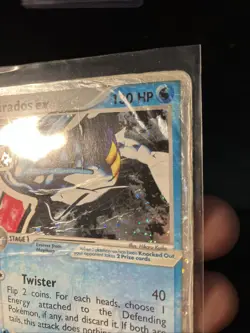 Pokemon Gyarados EX TCG Holo Card 109/112 FireRed & LeafGreen Ultra Rare - Image 3
