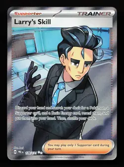 Larry's Skill - 139/131 139/131 Ultra Rare Prismatic Evolutions Pokemon Card - Image 1