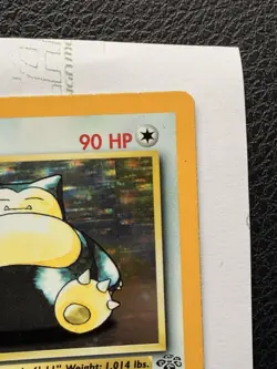 Pokemon Snorlax Jungle Holo Card Base Fossil Unlimited 11/64 - Image 3