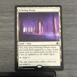 Wizards of the Coast MTG 9-Card Lot Echoing Deeps, Llanowar Wastes TA3 - Image 1