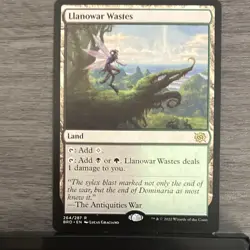 Wizards of the Coast MTG 9-Card Lot Echoing Deeps, Llanowar Wastes TA3 - Image 2