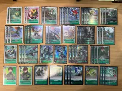 Digimon Liberator Vortexdramon Deck with Sleeves and Box EX11 TCG CCG Card Game - Image 1