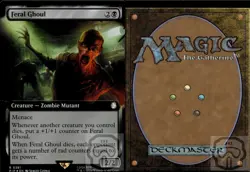 Feral Ghoul (Extended Art) 381 Fallout Magic: The Gathering Foil NM/M - Image 2