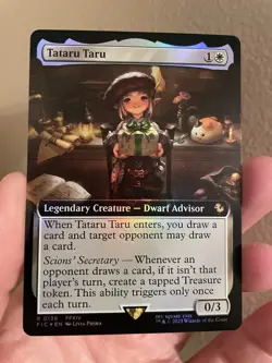2025 Magic The Gathering Final Fantasy Extended Art Foil Tataru Taru - Image 1