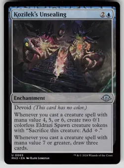 Kozilek's Unsealing Uncommon Modern Horizons 3 65 MTG Near Mint 2024 - Image 1