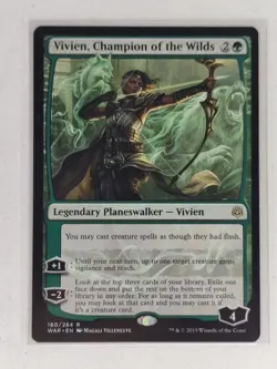 Vivien, Champion of the Wilds - War of the Spark (WAR) MTG Magic - NM+ - Image 1