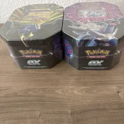 BRAND NEW-Pokemon TCG: Azure Legends Tin Dialga Xerneas ex Sealed Tin Lot - Image 4