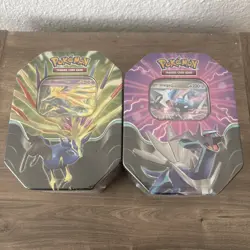 BRAND NEW-Pokemon TCG: Azure Legends Tin Dialga Xerneas ex Sealed Tin Lot - Image 5