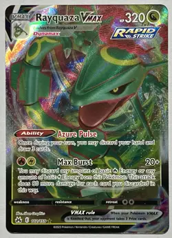 Rayquaza VMAX 102/159 (MP) Ultra Rare Sword & Shield: Crown Zenith 2023 Pokemon - Image 1