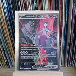 Pokemon ● Team Rocket's Mewtwo ex ● 231/182 ● Destined Rivals ● Double Rare Holo - Image 3