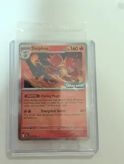 Pokemon TCG: Chaos Rising Delphox 013/086 Stamped Promo SEALED - Image 1