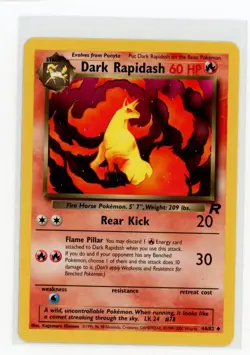 Pokemon Team Rocket #44/82 Dark Rapidash - Image 1