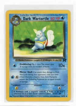 Pokemon Team Rocket #46/82 Dark Wartortle F1 - Image 1