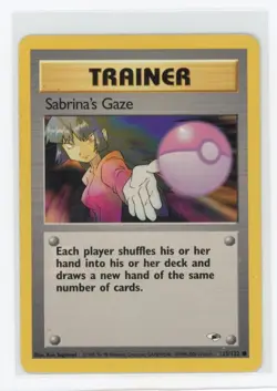Pokemon Gym Heroes #125/132 Sabrina's Gaze - Image 1
