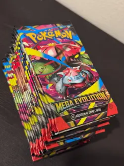 Pokemon TCG Mega Evolution [ME01] Sealed Booster Pack Lot of 15 - Image 1
