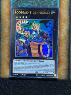 Yugioh Zoodiac Tigermortar RATE-EN052 Ultra Rare 1st Ed GERMAN NM - Image 1