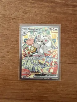 Pokemon TCG Chaos Rising Cinccino ex Special Illustration Rare 119/086 NM - Image 1