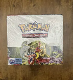 Pokemon TCG Scarlet And Violet Base Set Booster Box Factory Sealed New - Image 1