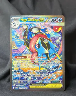 Pokemon Mega Greninja EX 116/086 SIR Full Art Special Illustration Rare NM/Mint - Image 1