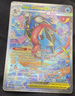Pokemon Mega Greninja EX 116/086 SIR Full Art Special Illustration Rare NM/Mint - Image 5
