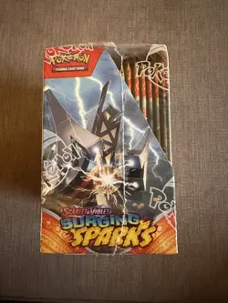 Pokemon Surging Sparks Booster Box 36 Packs SEALED NEW (SMALL TEAR)⚡🔥 - Image 4