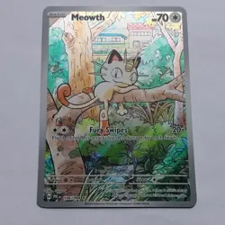 Pokemon Meowth 106/094 Me02: Phantasmal Flames Illustration Rare Holo 70 HP 2025 - Image 2