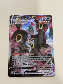 Pokemon TCG Umbreon VMAX Swsh09 Brilliant Stars TG23/TG30 Ultra Rare Holo EN - Image 1