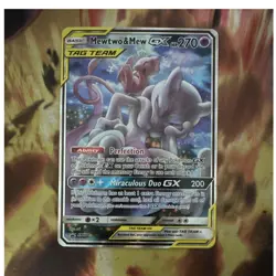 Pokemon TCG Mewtwo & Mew GX TAG TEAM Promo Holo SM191 270 HP English - Image 1