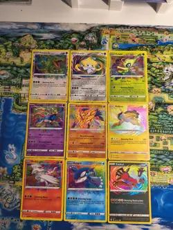 Pokemon Amazing Rare Complete Set Lot Of 9 Vivid Voltage & Shining Fates All NM - Image 1