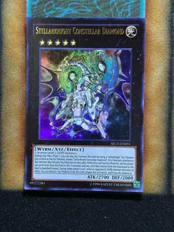 Yugioh Stellarknight Constellar Diamond SECE-EN051 Ultra Rare LP - Image 1
