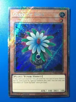 Near Mint Yugioh Glow-Up Bulb RA03-EN245 - 1st Edition - Platinum Secret Rare - Image 1