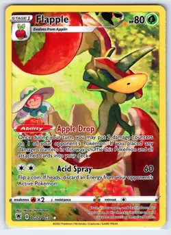 Flapple TG02/TG30 Holo Astral Radiance Trainer Gallery Pokemon Holo NM - Image 1