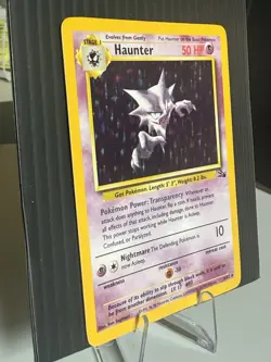 Pokemon Haunter Fossil Holo Rare Unlimited 6/62 50 HP 1999 English - Image 2
