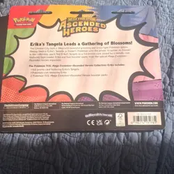Pokemon TCG Mega Evolution Ascended Heroes Collection Box Erika's Tangela Boost… - Image 2