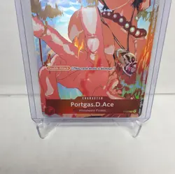 Portgas.D.Ace Gift Collection P-028 Alt Art Holo Foil Rare One Piece NM ENGLISH - Image 4