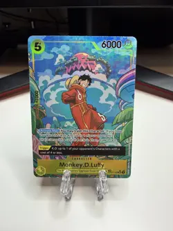 One Piece TCG Monkey.D.Luffy (Treasure Rare) Foil Two Legends #OP07-109 - Image 1