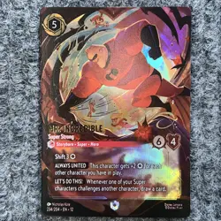 Disney Lorcana Wilds Unknown Mr Incredible Super Strong 234/204 Enchanted Holo N - Image 2