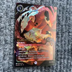 Disney Lorcana Wilds Unknown Mr Incredible Super Strong 234/204 Enchanted Holo N - Image 3